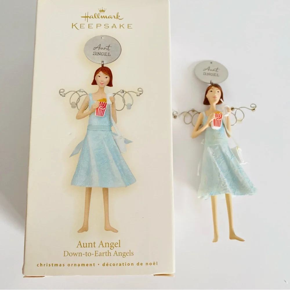 Hallmark Keepsake Ornament Aunt Angel 2008 Down to Earth Angels Christmas Decor